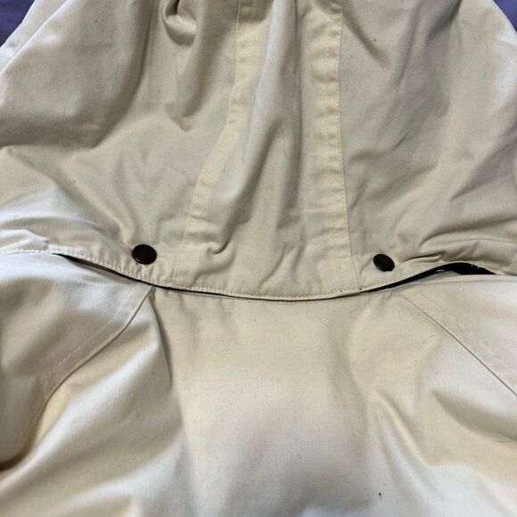 Vintage Pacific Trail Outdoor Jacket L 90s Parka Barn Chore Coat Beige Women - Picture 5 of 10